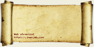 Lenka Rajkov vizit kartica